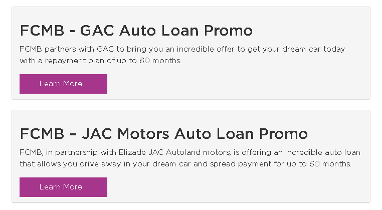 FCMB partner with GAC Autos and Elizade JAC Autoland motors