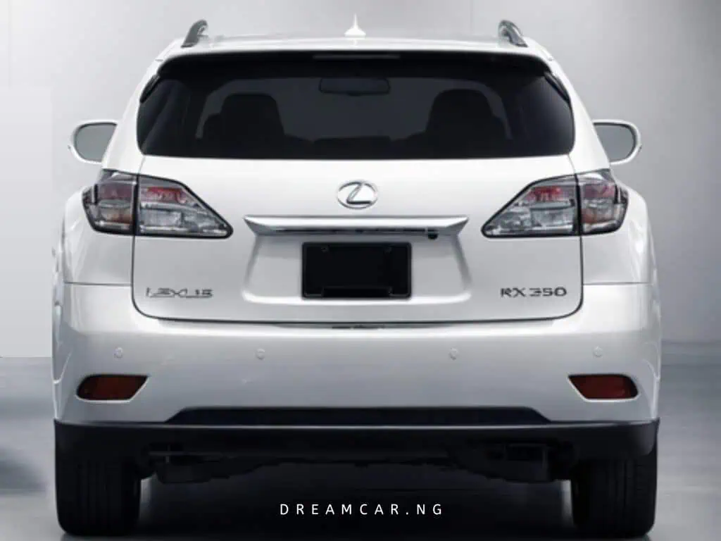 2010 Lexus RX 350 Rear